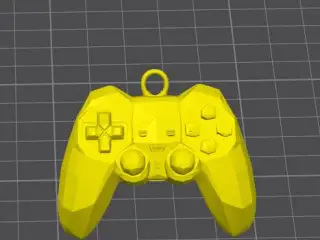 Low-Poly Game Controller – Keychain Edition