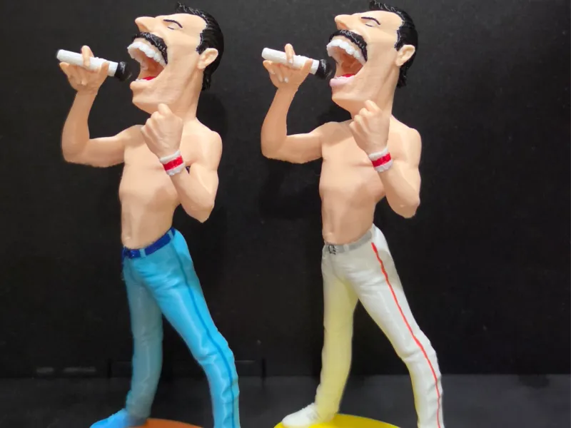 Freddie Mercury colored Queen