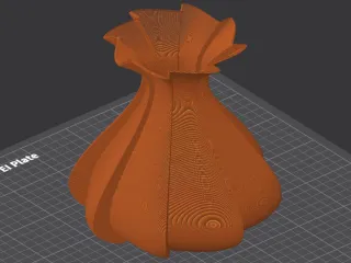 VASE MODERN STAR FLOREAL LEGO