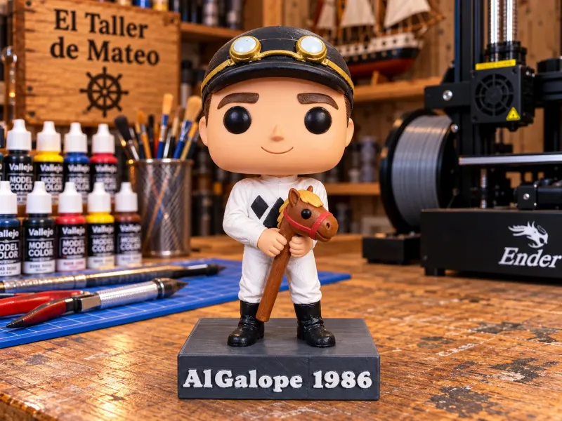 TF-001 | Al Galope – Figura personalizada estilo Funko