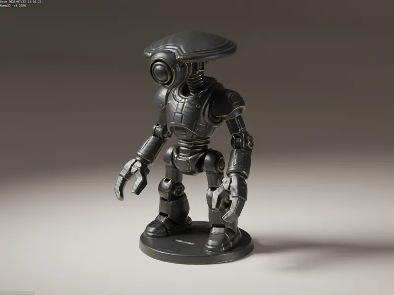 Pit droid (inspired) robot 02