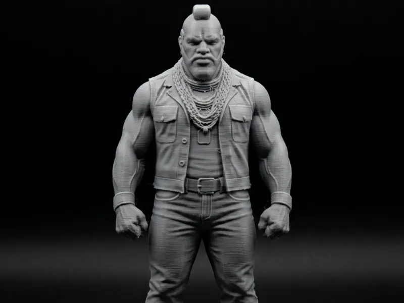 Mr T Fan Model Figurine Statue Bust Mister T
