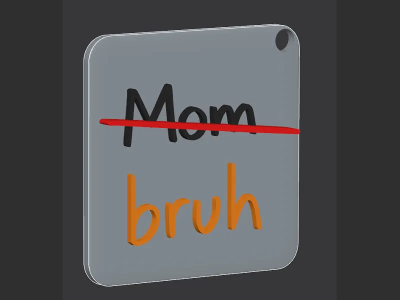 Mom-bruh keychain
