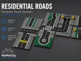 MyMiniCity - Residential Roads Pack-0
