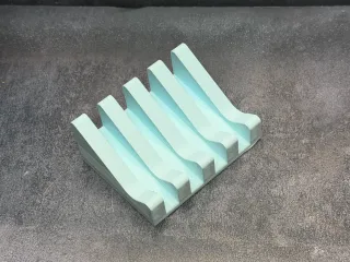 Modern Slanted Soap Dish