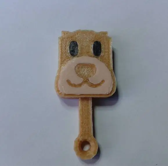 PRINT-IN-PLACE DOGGY KEYCHAIN-1
