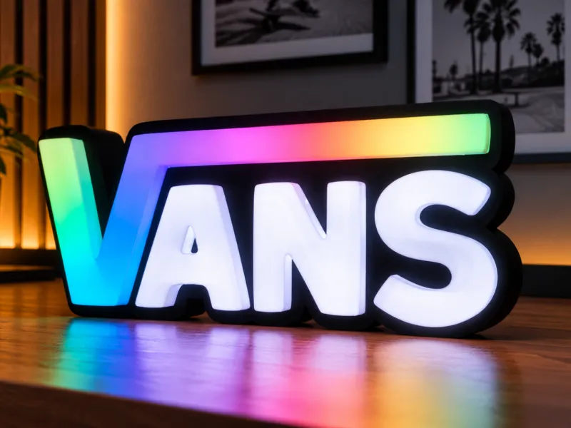Vans Logo LED Lightbox