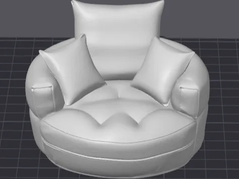 Retro Round Seat / Couch