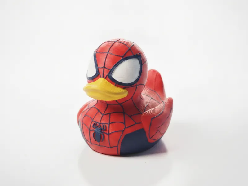 スパイダーマン ラバーダック コレクタブルフィギュア 3Dプリント可能