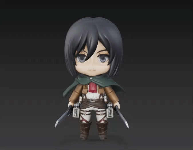Mikasa Ackerman (Survey Corps - Chibi style