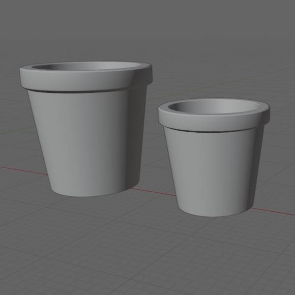 Dollhouse flower pot