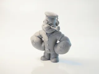 Popeye Sailor Man Figurine Cartoon 3D Printable