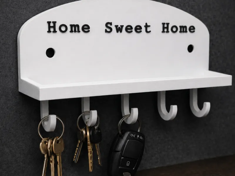 Home Sweet Home Key Holder– Premium Wall Organizer