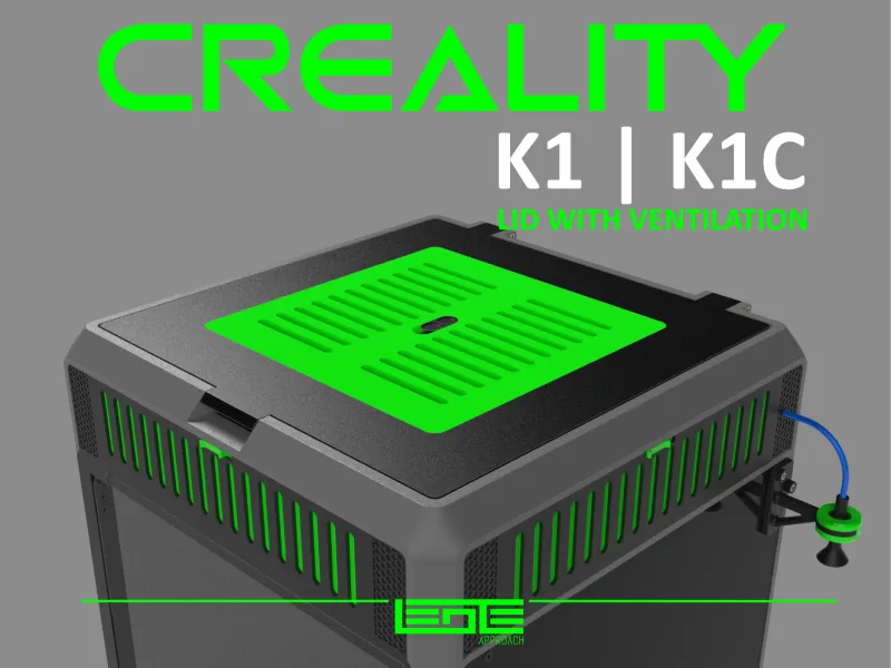 CREALITY K1|K1C|K1SE - LID WITH VENTS