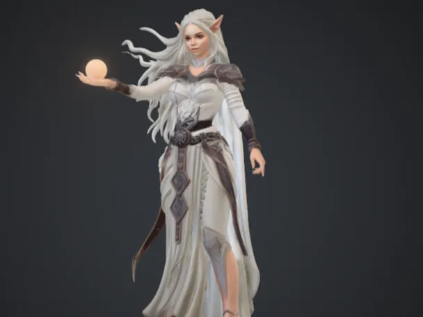 FREE Elven princess mage