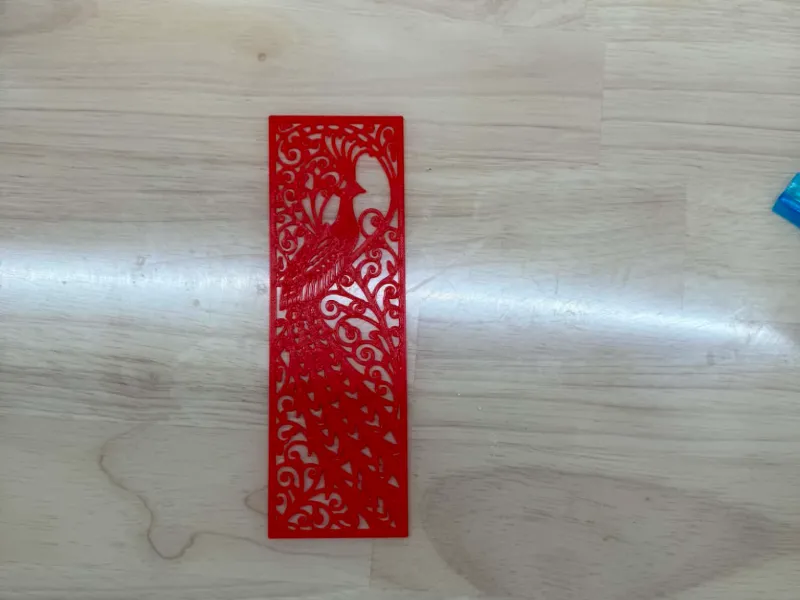 Cool Peacock Bookmark