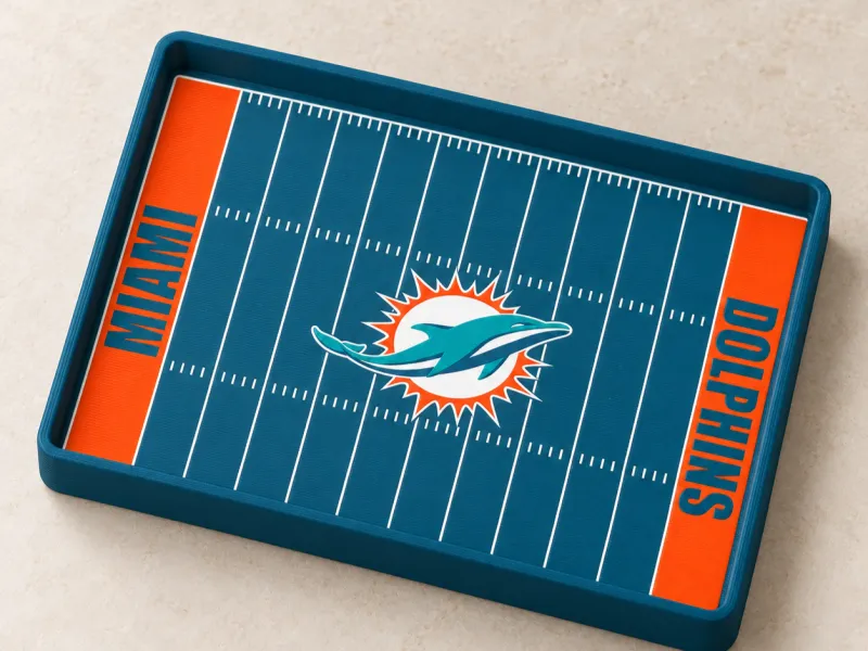 Miami Dolphins - Bandeja EDC para el Día de Partido de Fútbol 2.0