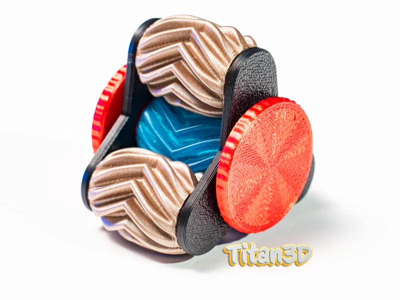 Herringbone Geared Spinner Fidget