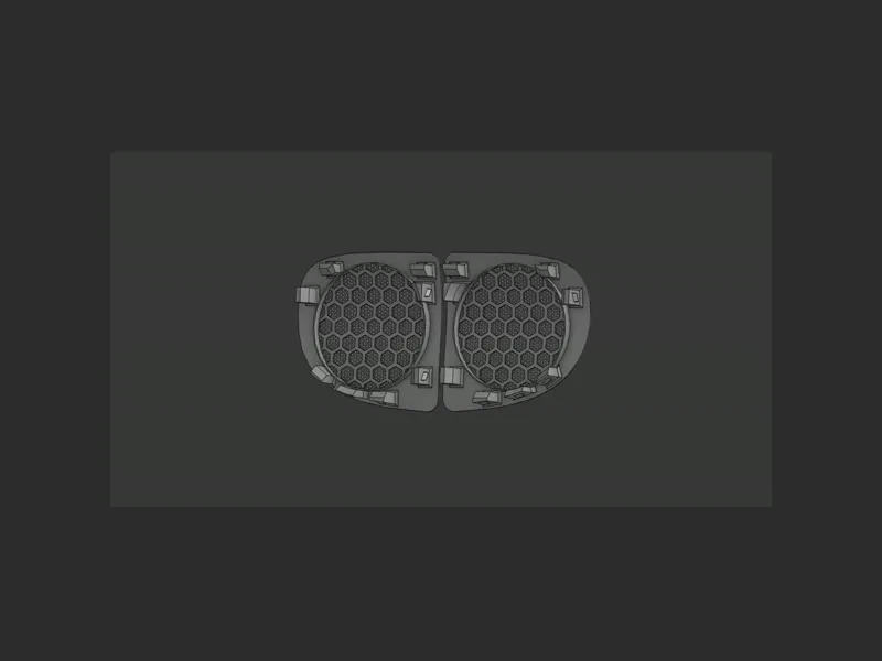 Renault Twingo Modified - Reinforced Rear Speaker Cover
