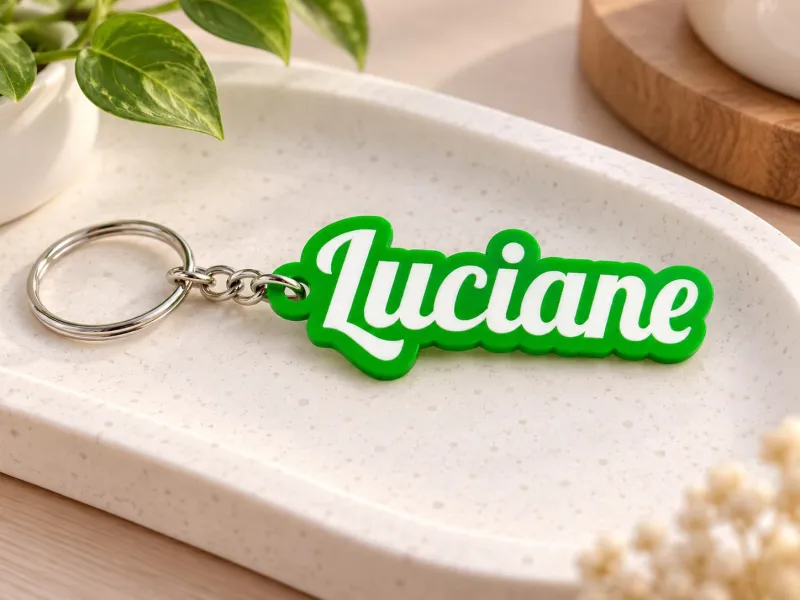 Portchei Personalizat cu Numele Luciane Breloc 3D