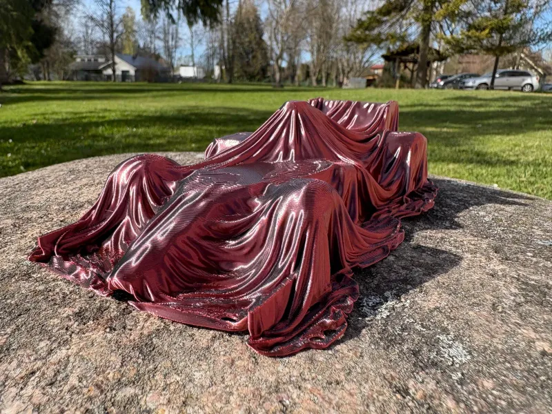 Ferrari under the blanket