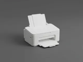 1:12 Scale Miniature Office Printer