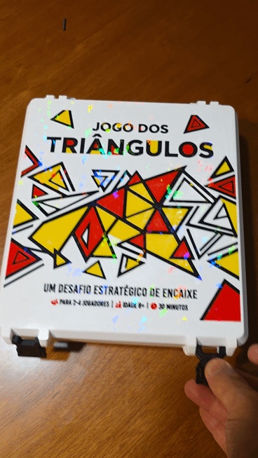 Jogo dos Triângulos / Game of Triangles - Board Game& Box