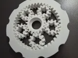 Print-in-Place Herringbone Planetary Gear Fidget Spinner-0