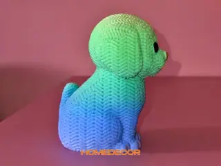 Knitted Cute Dog