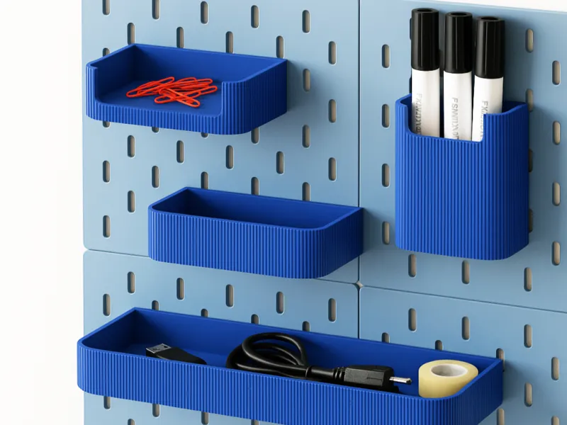 Ikea Skadis Board Organizer Set | 5 pcs Wall Mounted Shelfs