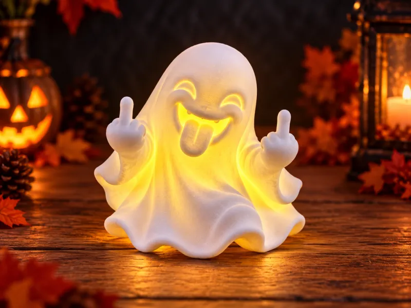 👻 Spirit de Halloween luminos și obraznic