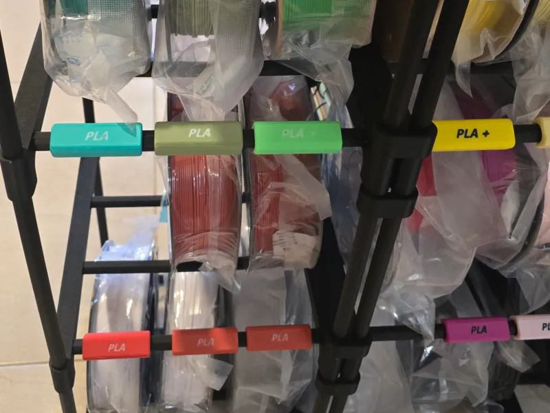 Adições de Prateleira, Etiquetas e Clipe