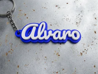 Keychain Nombre_Alvaro