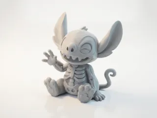 Stitch Skeleton Figurine Cartoon 3D Printable