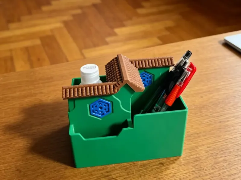 Caja de almacenamiento de los pueblos acuáticos de Jiangnan