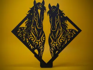 Horses Wall Art - Freestanding  Decor