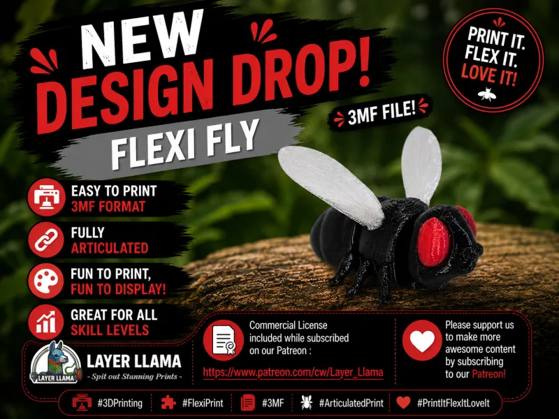Layer Llama - Flexi Fly