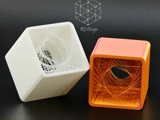 Suspended Filament Vortex Cube