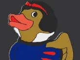 Snow White Duck Magnet