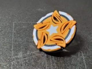 Gyro bouncing star spinner
