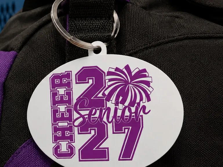 2027 Senior Cheer keychain