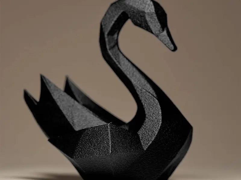 Geometric SWAN figurine