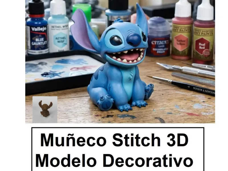 Stitch 3D Figure | Decorative Model