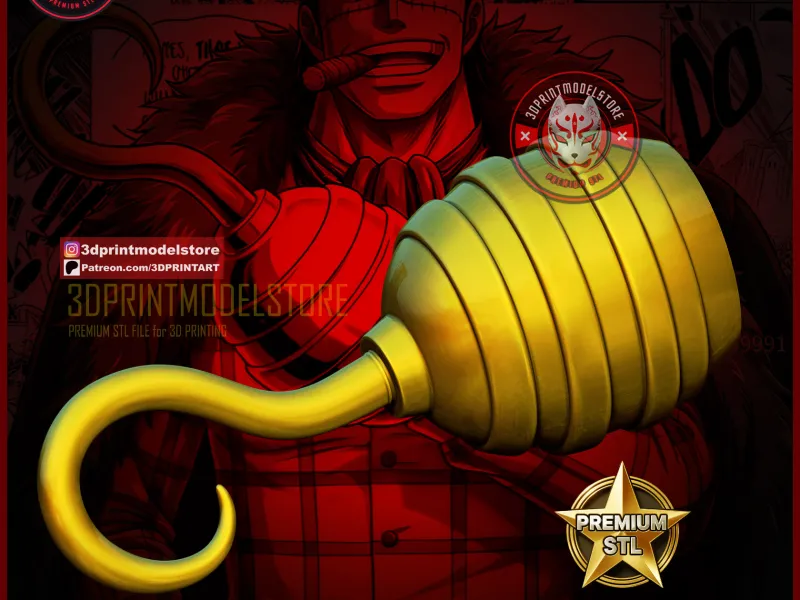 Crocodile Hand Weapon - Crocodile One Piece Cosplay Anime
