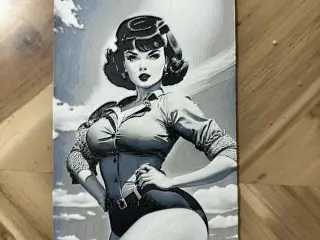 Pin Up Hueforge Art