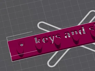Key hanger, wieszak na klucze PL