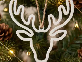 Christmas reindeer ornament
