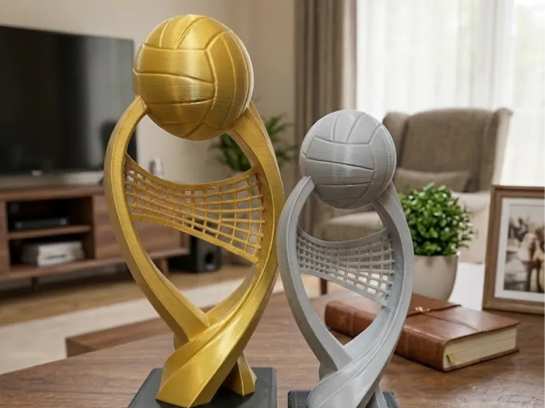 troféu de voleibol
