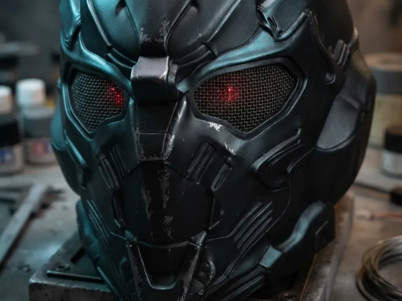 Cyberpunk Tactical Sci-Fi Helmet