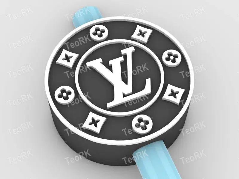 Straw Topper LOUIS VUITTON LOGO